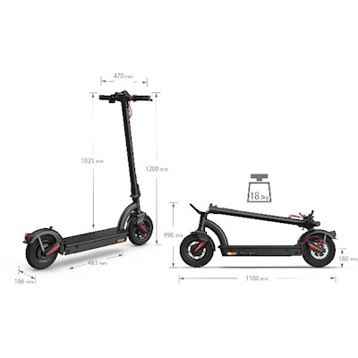 Immagine di E-scooter con display integrato