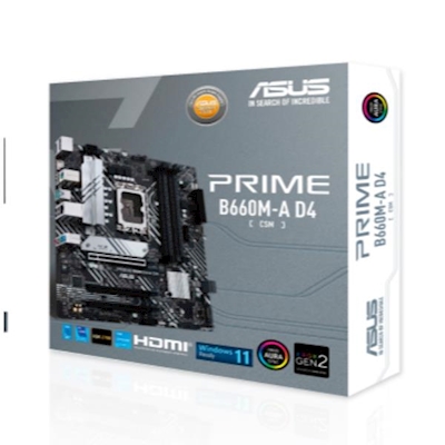 Immagine di Motherboard ASUS ASUS - PRIME B660M-A D4-CSM 90MB19K0-M1EAYC