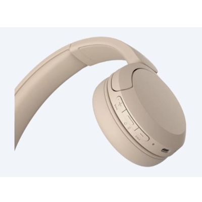 Immagine di Cuffie senza filo si bluetooth Beige SONY WHCH520C.CE7