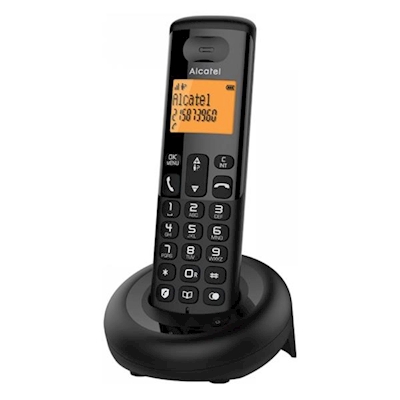 Immagine di Telefono cordless digitale ALCATEL ALCATEL E160 BLACK ATL1426687