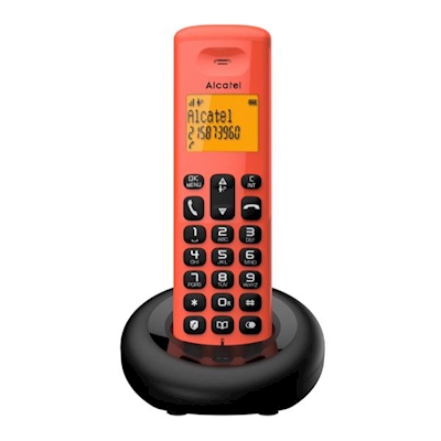 Immagine di Telefono cordless digitale ALCATEL ALCATEL E160 RED ATL1426717