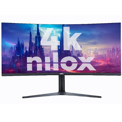 Immagine di Monitor desktop 34" NILOX Monitor Gaming 34 , UltraWide, 4K, 144Hz, 2 HDMI, NXM344KD11