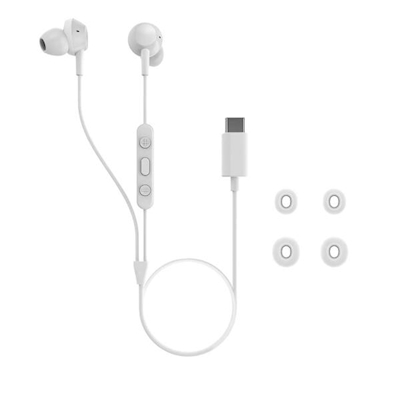 Immagine di Auricolari con filo Bianco PHILIPS Cuffie in-ear con microfono white TAE5008WT/00