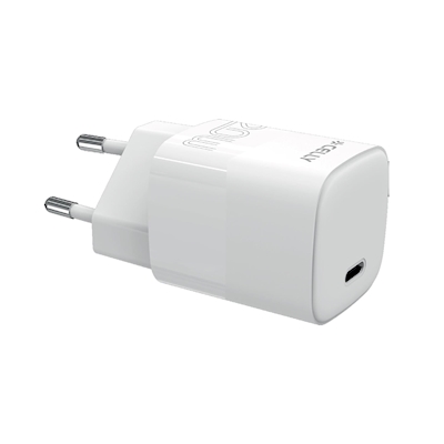 Immagine di Caricabatterie Bianco CELLY TC1USBC20WEVO - 20W USB-C Wall Charger [PRO POWER] TC1USBC20WEVOWH