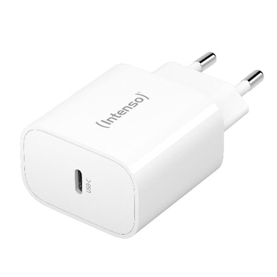 Immagine di Caricabatterie Bianco INTENSO POWER ADAPTER USB-C 20W 7802012