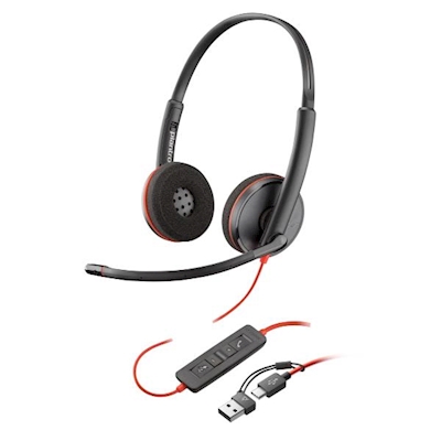 Immagine di Poly bw 3220 stereo USB-C hs +us