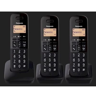 Immagine di Telefono cordless digitale PANASONIC CORDLESS KX-TGB613JTB TRIO KX-TGB613JTB