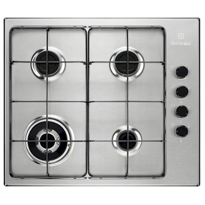 Immagine di Piano cottura a gas acciaio inox grigio ELECTROLUX EGS6414X 949640598