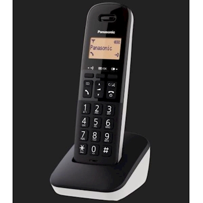 Immagine di Telefono cordless digitale PANASONIC CORDLESS KX-TGB610JTW WHITE KX-TGB610JTW