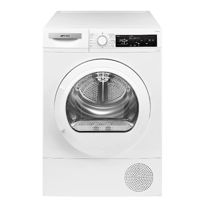 Immagine di Asciugatrice a condensazione A+ 8 kg pompa di calore bianco SMEG DT181IT