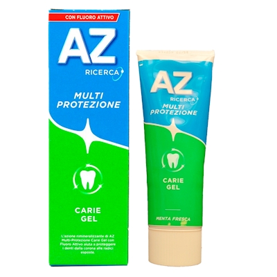 Immagine di Dentifricio AZ multi protezione gel con fluoro attivo menta fresca 75 ml