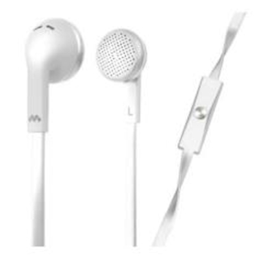 Immagine di Auricolari con filo no 1 x jack 3,5mm Bianco MELICONI SPEAK FLAT 497395BA