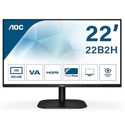 Immagine di Monitor desktop 21,5" AOC AOC Monitor Entry 22B2H