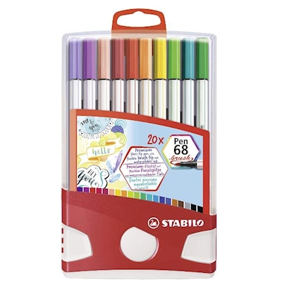 Immagine di Ast20 stabilo pen68 brush ass color