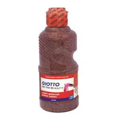 Immagine di Tempera pronta GIOTTO flacone 250 ml glitter bronzo