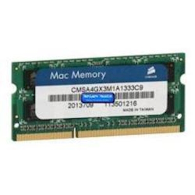 Immagine di Modulo di memoria so-dimm 4GB ddr3 tft 1.333 mhz CORSAIR CMSA4GX3M1A1333C9 CMSA4GX3M1A13C9