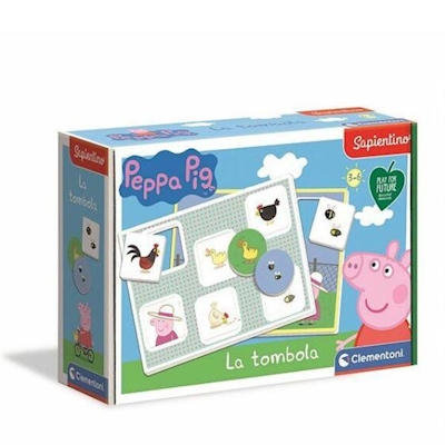 Immagine di Carte CLEMENTONI Peppa Pig - Tombola 16351A