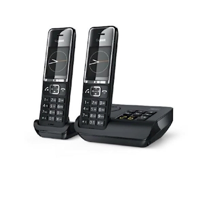 Immagine di Telefono cordless digitale GIGASET GIGASET COMFORT C550 A DUO BLACK L36852H3021K104