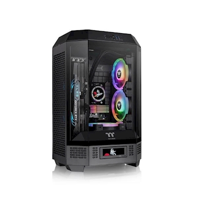 Immagine di Cabinet micro-atx Nero THERMALTAKE The Tower 300 Black CA-1Y4-00S1WN00