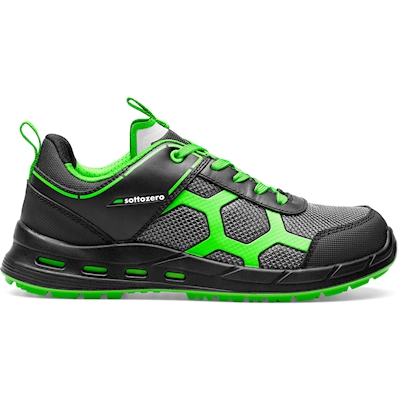 Immagine di Calzatura bassa SOTTOZERO UFO S1PS ESD colore nero/verde taglia 39