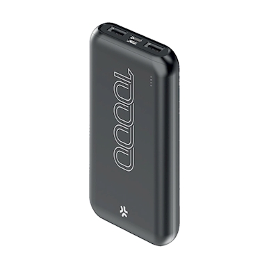 Immagine di Power bank nero 10.000 mah CELLY PBE10000 - 10W Powerbank Energy 10000 mAh [SHOCK] PBE10000BK