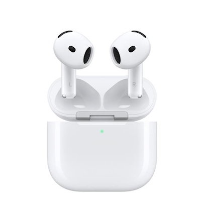 Immagine di AirPods 4 con cancellazione attiva del rumore bianco