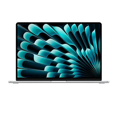 Immagine di Macbook air 15 (chip m3) con cpu 8-core e gpu 10-core 8GB 256GB ssd argento