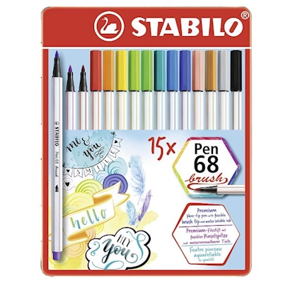 Immagine di Ast15 col ass stabilo pen68 brush