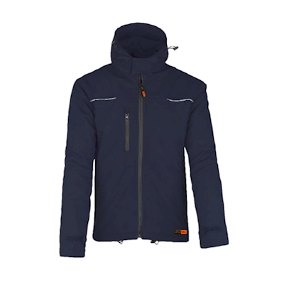 Immagine di Giacca ELICA SAFETY Softshell Seattle blu navy taglia XXXL