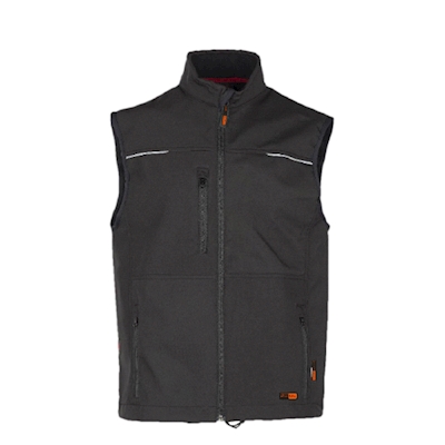 Immagine di Gilet Softshell ELICA SAFETY CARACAS colore nero taglia XXXL