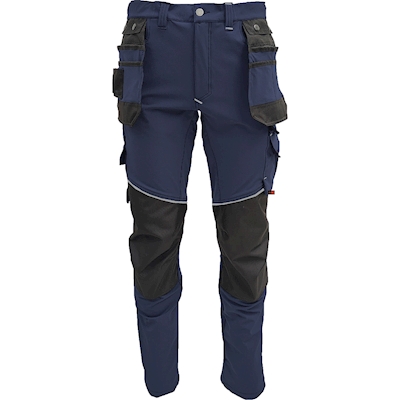 Immagine di Pantalone da lavoro ELICA SAFETY PALMAS colore blu navy/nero taglia 48