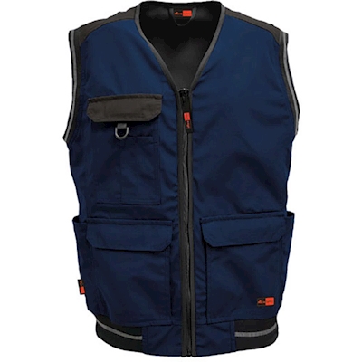 Immagine di Gilet ELICA SAFETY RIO blu navy taglia 44