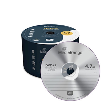 Immagine di Dvd+r MEDIARANGE spindle 50 4,7 gb 16x