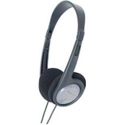 Immagine di Cuffie con filo Grigio PANASONIC Cuffie Stereo x TV, cavo 5 m RP-HT090E-H