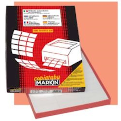 Immagine di Cf3200 etichette bianche mm 52,5x37,12 formato a4 100 fogli