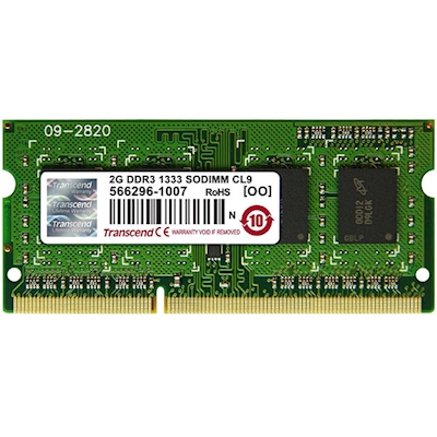 Immagine di Memoria RAM DDR3 2GB TRANSCEND JM1333KSN-2G