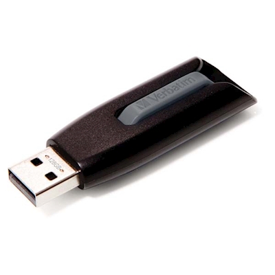 Immagine di Pen drive VERBATIM V3 USB 3.0 128GB Black/Grey
