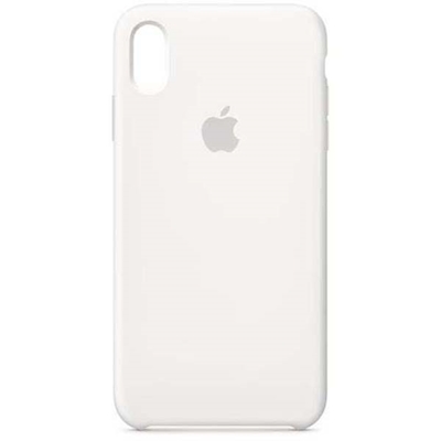 Immagine di Cover Silicone Case per iPhone XS Max bianco