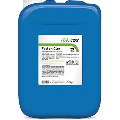 Immagine di Detergente sgrassante igienizzante al cloro LIBER FACTON CLOR kg 20