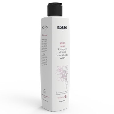 Immagine di Shampoo doccia con Vitamina E HOBO WILD ROSE 250 ml