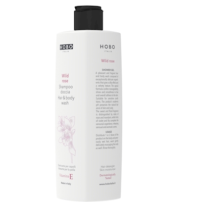 Immagine di Shampoo doccia con Vitamina E HOBO WILD ROSE 500 ml