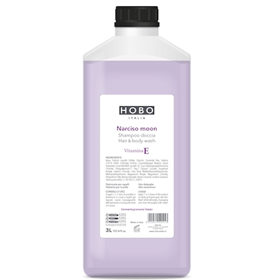Immagine di Shampoo doccia con Vitamina E HOBO NARCISO MOON 3 litri