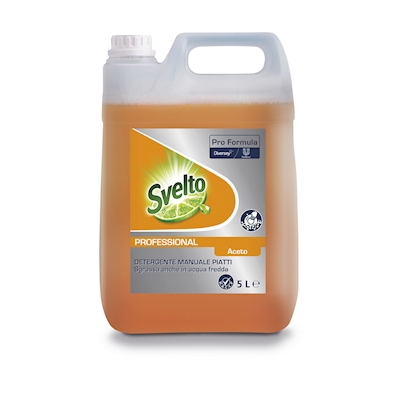 Immagine di Detergente liquido piatti manuale aceto SVELTO PROFESSIONAL litri 5