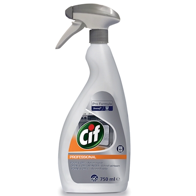 Immagine di Detergente spray CIF PROFESSIONAL FORNI E GRILL ml 750