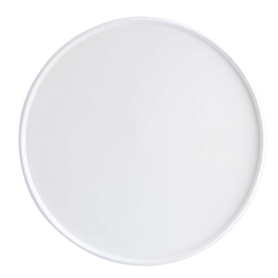 Immagine di Piatto pizza rotondo in polpa di cellulosa colore bianco Ø 32 cm