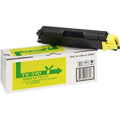 Immagine di Toner Laser KYOCERA TK-590Y 1T02KVANL0 giallo 5000 copie