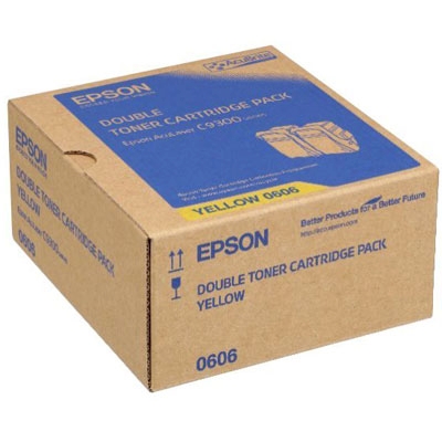 Immagine di Toner Laser EPSON C13S050606 giallo 7500 copie - 2 pz