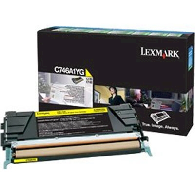 Immagine di Toner Laser return program LEXMARK C746A1YG giallo 7000 copie