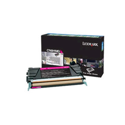 Immagine di Toner Laser return program LEXMARK C748H1MG magenta 10000 copie