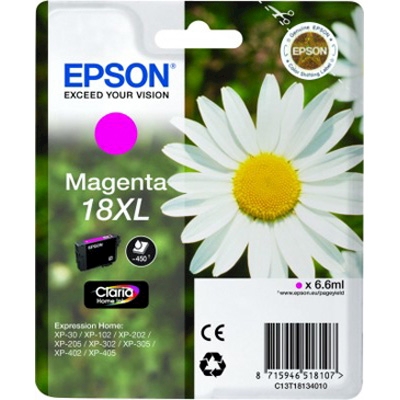 Immagine di Inkjet EPSON C13T18134012 magenta 6,6 ml